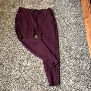 Universal Standard skinny pants with ankle zipper.